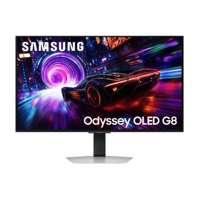 Samsung G81SF computer monitor 81.3 cm (32") 3840 x 2160 pixels 4K Ultra HD OLED Silver