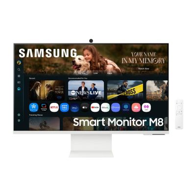 Samsung M8 M80F computer monitor 81.3 cm (32") 3840 x 2160 pixels 4K Ultra HD LCD White
