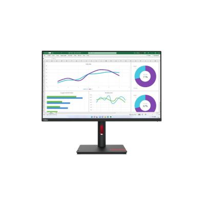 Lenovo ThinkVision T32h-30 LED display 80 cm (31.5") 2560 x 1440 pixels Quad HD Black