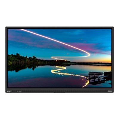 Lenovo ThinkVision T86 computer monitor 2.18 m (86") 3840 x 2160 pixels 4K Ultra HD LED Touchscreen Black