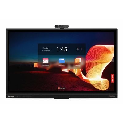 Lenovo ThinkVision T65 computer monitor 165.1 cm (65") 3840 x 2160 pixels 4K Ultra HD LED Touchscreen Black