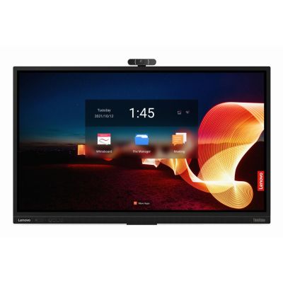 Lenovo ThinkVision T75 computer monitor 190.5 cm (75") 3840 x 2160 pixels 4K Ultra HD LED Touchscreen Black